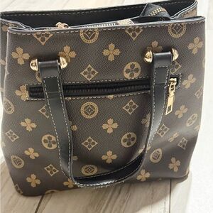 Elegant Black and Gold Designer Tote Bag